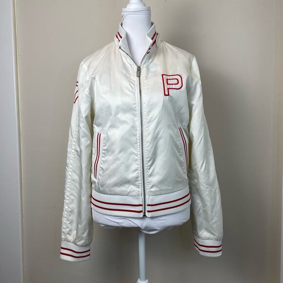 Polham the Justifiable Satin Varsity Jacket Size S - Picture 1 of 7